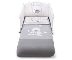 Pali 068700429 Bettwäsche Set, 3 Stück Poldo, grau