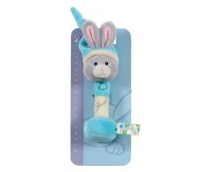 Gipsy 070158 Rassel, Hase, Apfelmotiv, 17 cm, Türkis