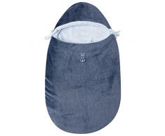 Nattou Einschlagdecke Hase Lapidou, Für Babysitz und Kinderwagen, 70 x 44 x 5 cm, Blau
