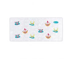 Badabulle Extralange Badematte Bergtiere