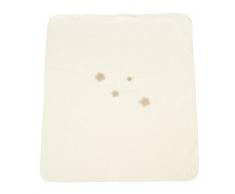 Urra 351-1801-06 - Baumwolldecke mit Applikation Crema natur, Größe: 75 x 100 cm