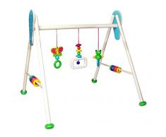 Hess Holzspielzeug 13372 - Babyspielgerät aus Holz, Frosch, ca. 62 x 55 x 50 cm