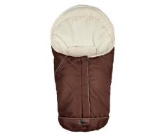 Altabebe AL2003-30 Winterfußsack Nordic Kollektion für Babyschale und Car Seat, Gruppe 0+, braun-whitewash