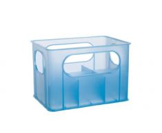 dBb-Remond 177246 Flaschenhalter für 6 große oder kleine Fläschchen, Blau transparent