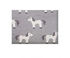 Sevira Kids – leichte Babydecke aus Bio-Baumwolle – Einhorn