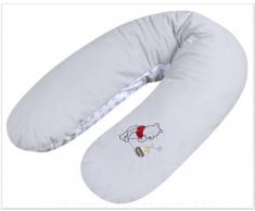 Julius Zöllner 4670413001 Stillkissen mit Applikation Welcome Home, Perlenfüllung