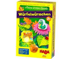 HABA 303639 - Meine ersten Spiele – Würfelwürmchen | Liebevoll gestaltetes Würfelspiel für 1-3 Spieler ab 2 Jahren