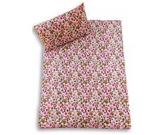 Ideenreich 2279 Bettwäsche, Eichhörnchen, 100 x 135 cm, rosa