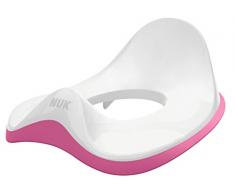 NUK 10256367 WC Trainer, Toiletten-Sitz für Kinder mit Spritzschutz, beere