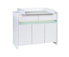 Schardt Wickelkommode mit Wickelaufsatz Planet Türkis