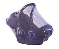 reer Insektennetz für Babyschalen, Moskitonetz passend für alle Modelle wie Maxi Cosi, weiß