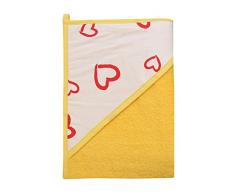 Cosing C-0899-02 Baby Kapuzenbadetuch/ Badeponcho Für Neugeborene Und Babys, gelb