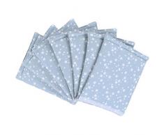 babybay Nestchen Ultrafresh Piqué passend für Modell, azurblau Sterne weiß