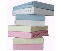 DuDu N Girlie Moses Korb Baumwolle Jersey Spannbettlaken Spannbetttuch, pink