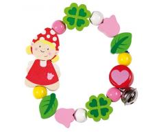Heimess Holz Gummizug Touch Ring Rassel (Frau Gnome)
