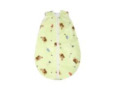 Julius Zöllner 9000318076 - Teddy Grün Sommerschlafsack ungesteppt, 110 cm