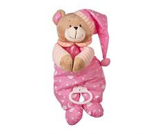 Spieluhr Nele zum Kuscheln und Einschlafen, der musikalische Teddy ist besonders weich und flauschig, als Einschlafhilfe oder Spielzeug, zum Aufhängen am Bettchen oder Kinderwagen