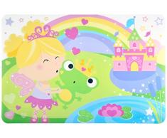 Lulabi 4954 Fairy Tales Tischset, Kunststoff, 45 x 30 cm, mehrfarbig