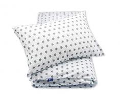 Pepi Leti 685843715511 Graue Sterne Premium Hochwertige Kinderbettwäsche, mehrfarbig