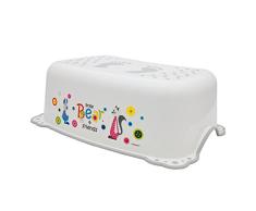 Maltex Baby WC-Training Schritt Hocker, weiß, Little Bär und Freunde