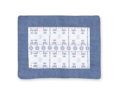 Bemini by Baby Boum 219APAWI62JP Laufgittereinlage / Krabbeldecke jersey/softy APAWI shade 75x95 cm ,blau