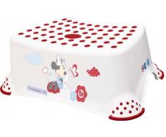 keeeper 18431100047 tomek minnie mouse tritthocker mit anti-rutsch-funktion weiß