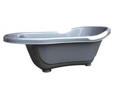 dBb-Remond massiv Badewanne mit Stecker, silber