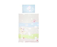 bebella vital 250690 Bettwäsche 2 teilig 100 x 135 + 40 x 60 cm aus TENCEL, rosa