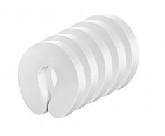Offgridtec 009710 5x Tür Stopper Schaumstoff Klemmschutz Kindersicherung Tür Fenster, weiß