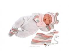 Llorens 74058 weinende Babypuppe, beige