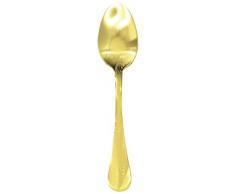 Mepra Caccia Ice Oro Kaffeelöffel, amerikanische Größe, goldfarben matt