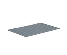 Foppapedretti Teppich, für Eisen Standard grau