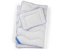 Sterntaler Oberbett, Bettdecke und Kopfkissen, 100 x 135 cm, Polyester, Weiß