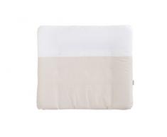 Träumeland TT16117 Wickelauflage Pünktchen mit Baumwoll-Bezug, beige