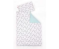 Linden 10617 Kinderbettwäsche, 100 x 135 cm, Design Panda