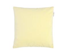 My Julius 9410040802 Schmusekissen 40 x 40 cm, uni lemonade
