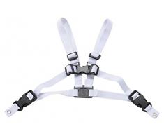 Foppapedretti 9900021640 4-Punkt-Sicherheitsgurt für Hochstuhl Lu-Lu