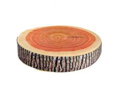 Sitzkissen Baumstamm, ein echter Hingucker, angenehmer Sitzkomfort durch hochwertigen Schaumstoff, dekorative „optische Täuschung“