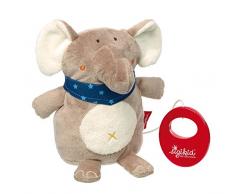 Sigikid 42128 Spieluhr Elefant, Grau, 17 x 16 x 10 cm