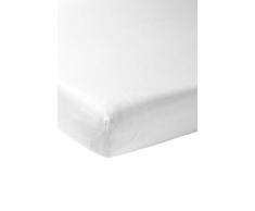Meyco 564000 Jersey Spannbetttuch, Weiß, 60x120cm (Kinderbett) 100% Baumwolle