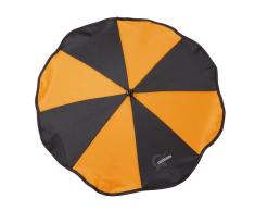 Gesslein 805474000 Sonnenschirm, Universalhalterung, Rund oder Ovalrohr, schwarz/orange