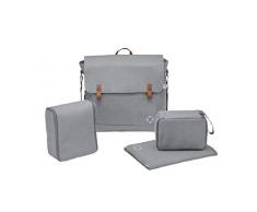Maxi-Cosi 1632050110 Maxi Cosi Modern Bag, praktische Wickeltasche mit vielen Extras, Thermobox, Wickelunterlage, Thermobox, Kulturtasche, Baby-Tasche, Windel-Tasche, Essential Grey, grau