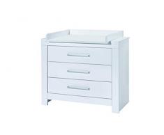 Schardt 05 790 02 00 Wickelkommode Nordic White, weiß
