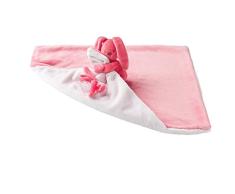 Nattou Kuscheldecke Hase Lapidou, Mit Schnullerhalter, 48 x 48 cm, Rosa