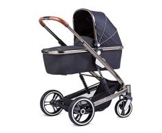 knorr-baby 800400 Kombikinderwagen Zoomix, schwarz