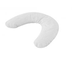 Träumeland T041028 Seiten-Lagerungskissen | Nackenkissen | Babykissen Geo grau - stabilisieren in Seitenlage, zusätzlich ideal als Schlaf- und Reisekissen, mehrfarbig