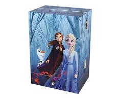 Trousselier - DISNEY - Die Eiskönigin 2 - Frozen 2 - Große Friseurin Musikschmuckdose - Spieluhr - Ideales Geschenk für junge Mädchen - Musik aus dem Film Lass jetzt los - Farbe dunkelblau