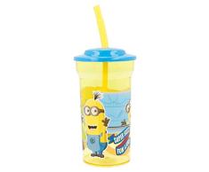 STOR Basic Clear Straw Tumbler Minions Fun Land