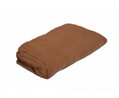 PMP Jersey Spannbetttuch Viskose aus Bambus Schokolade 60 x 120 cm