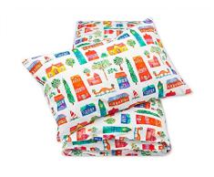 Pepi Leti 685843715931 Cottages Premium Hochwertige Kinderbettwäsche, mehrfarbig